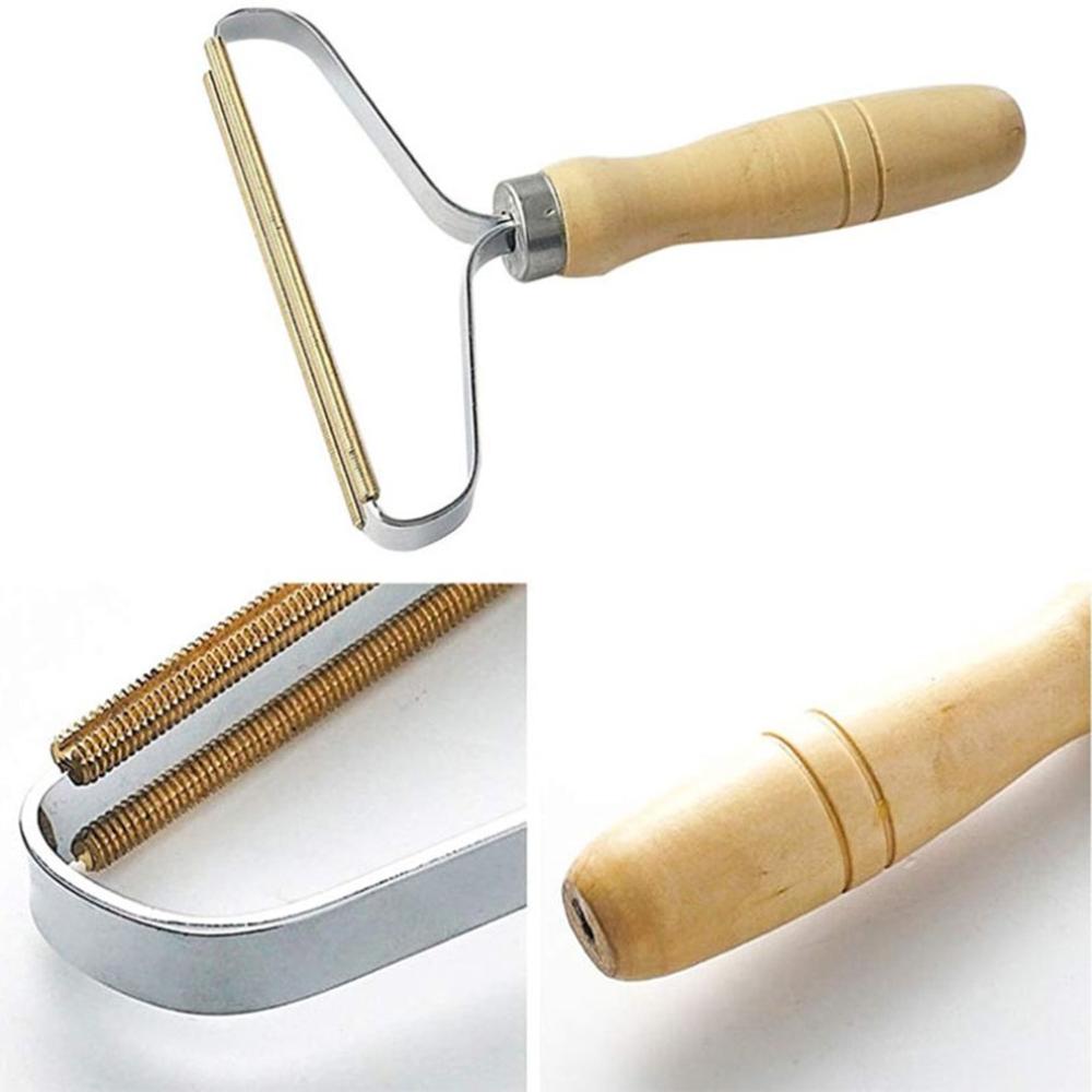 Clothes Fuzz Shaver Clothes Fluff Hair Scraper Cashmere Pure Copper Double Cutter Head Manual Brush