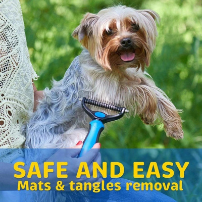 Hair Removal Comb For Dogs Cat Desmangler Skin Ornament Desmatador Brush Shearer Grooming Tool