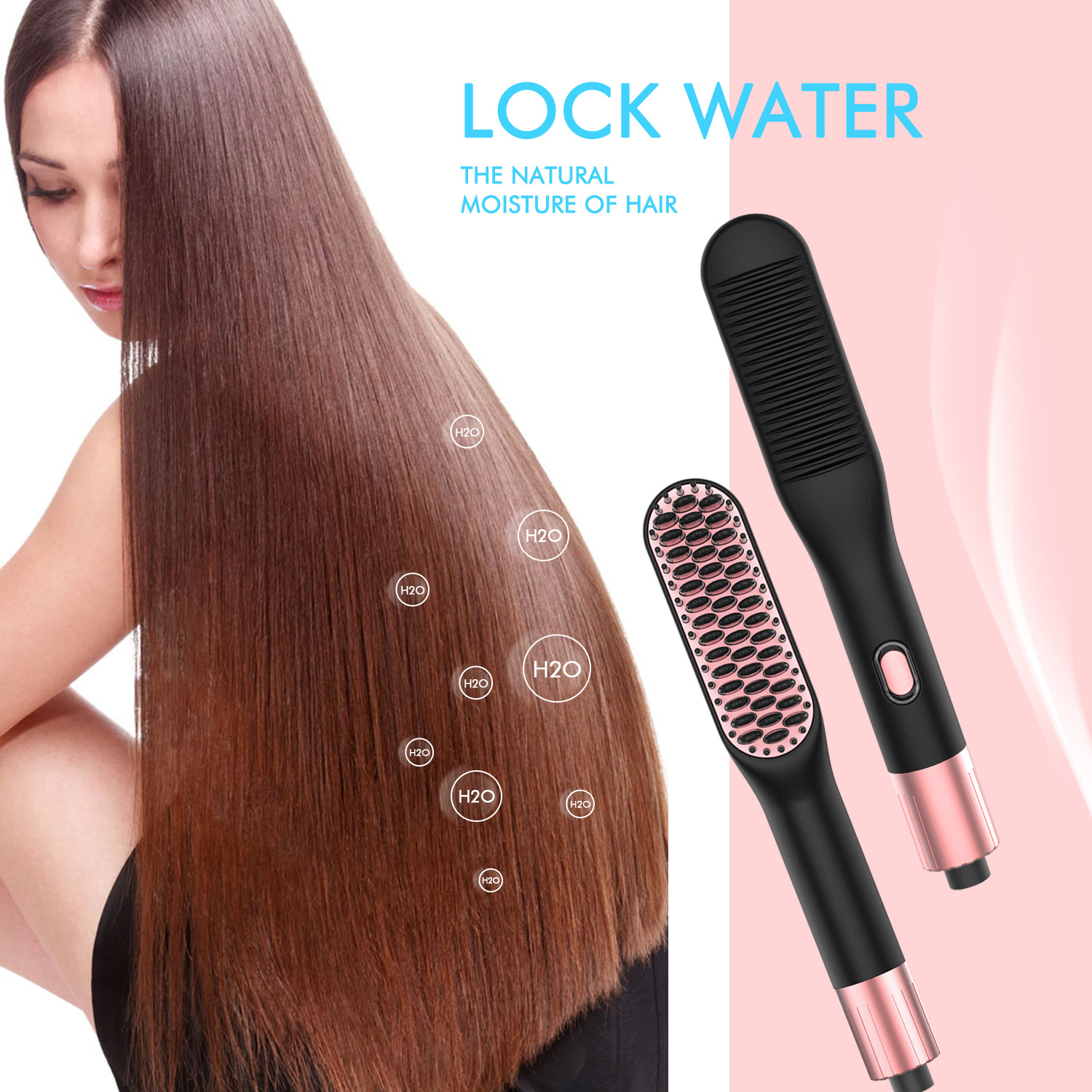 Beard comb Bristle brush Beard cream Men's hair straightening comb