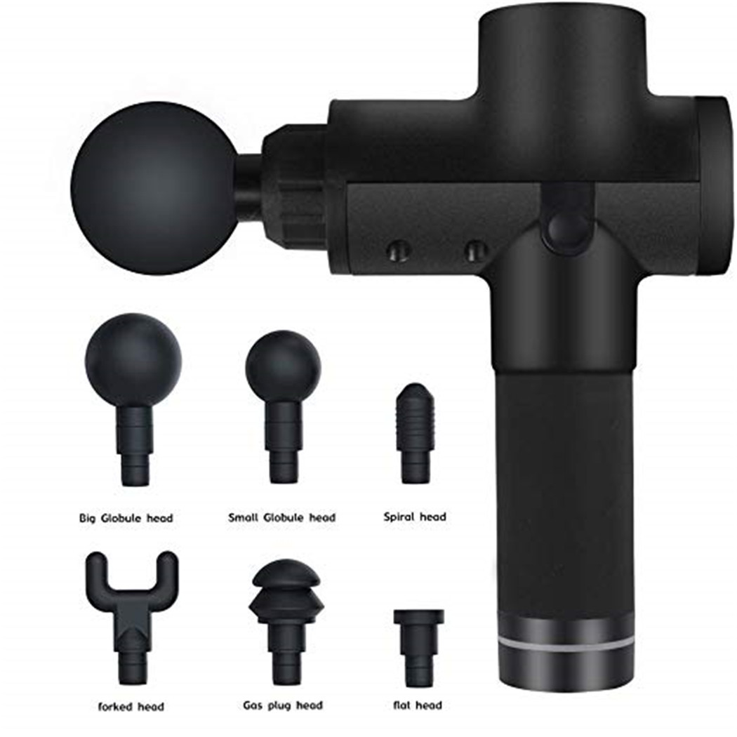Electric fascia gun Massage gun Fitness home muscle Relaxer massager Impact gun Exercise recovery
