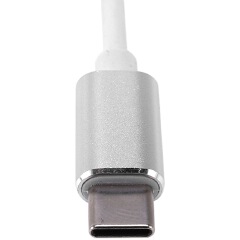 Connector Type-C Cable Sound Card Splitter External Adapter