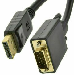 DisplayPort DP to VGA Cable Converter Adapter 4K UHD1080P HD