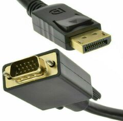 DisplayPort DP to VGA Cable Converter Adapter 4K UHD1080P HD