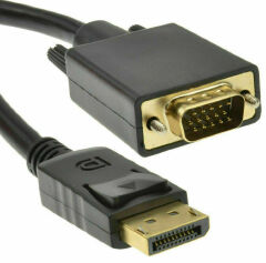 DisplayPort DP to VGA Cable Converter Adapter 4K UHD1080P HD