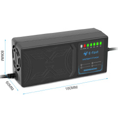48V 20AH Electric vehicles Charger 7 lights display Power display Reverse protection Temperature protection Full shutdown