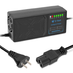 48V 20AH Electric vehicles Charger 7 lights display Power display Reverse protection Temperature protection Full shutdown