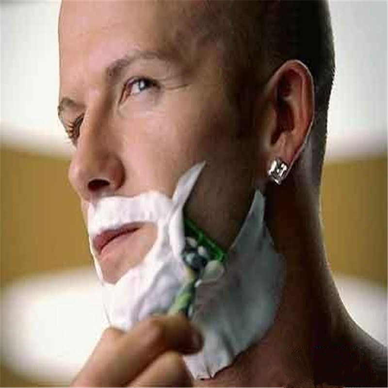 4PCS/lot Razor Blades Men's Face Shaving Mache 3 Metal Stainless Steel Shaving Blades
