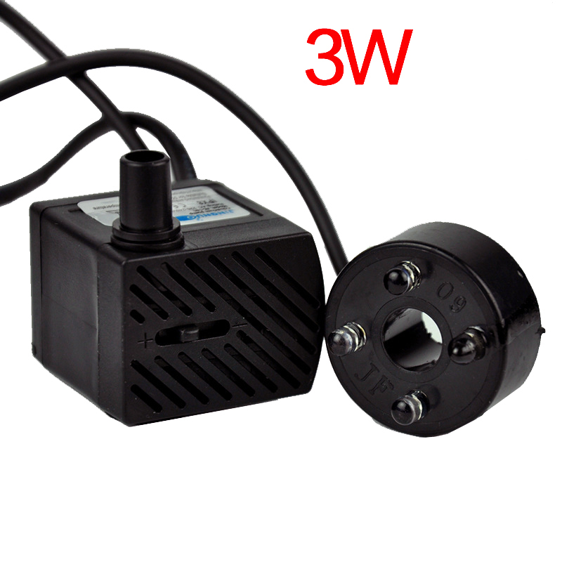 3W 5W Submersible Water Pump Fish Pond TFor Fish Tanks Plants Growth 220V