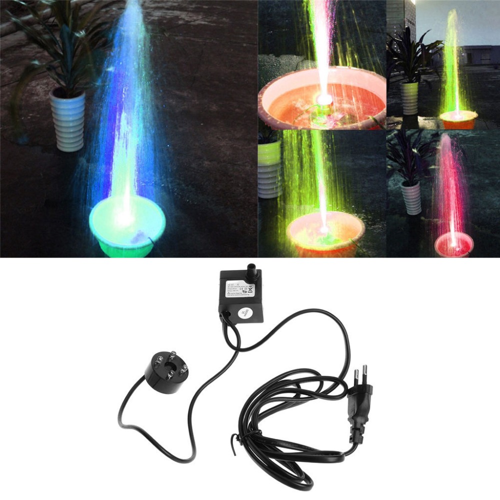3W 5W Submersible Water Pump Fish Pond TFor Fish Tanks Plants Growth 220V