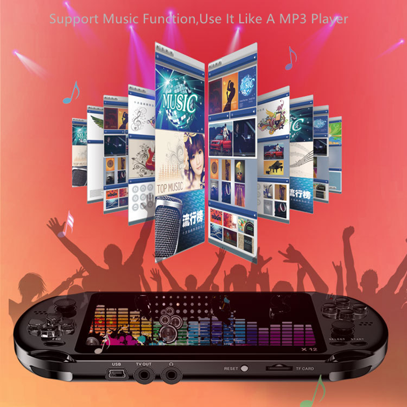 Newest 5.1 inch Game Console Dual Joystick 8GB  support TV Out video game machine