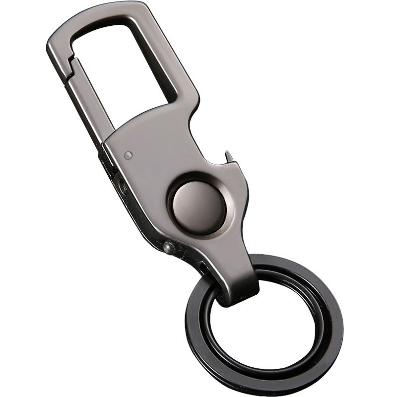 New Fashion Keychain LED Lights Lamp Beer Opener Bottle Cool Key Chain Multi-function Key Ring