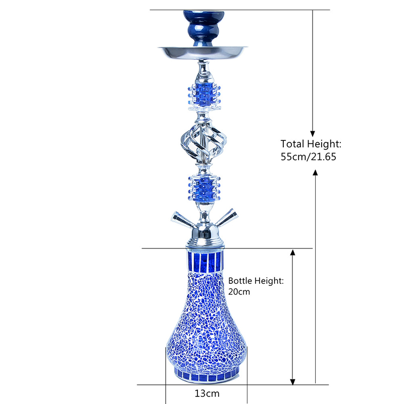 New Glass Arab Hookah Shisha Cup Sheesha chicha Smoking Accessories Nargile for Shisha Hookah Set