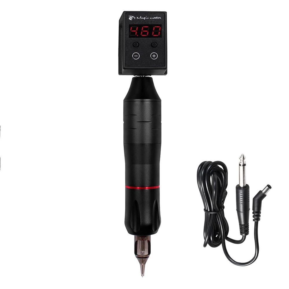 Tattoo Machine Kit Tattoo Pen Machine with Wireless Tattoo Power Supply Cartridge Needles Complete