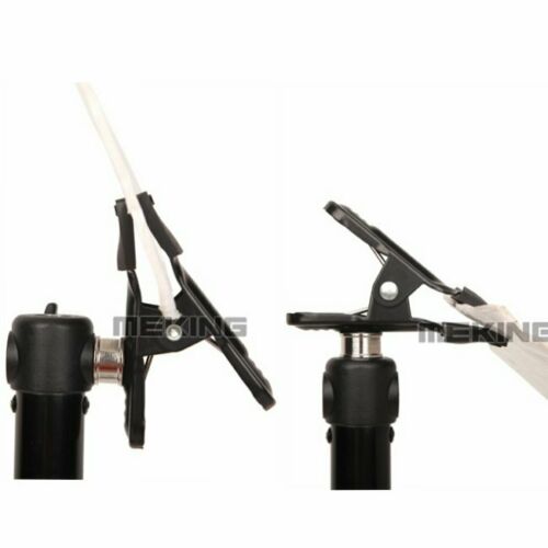 2pcs Photo Studio Light Stand Heavy Duty Strong Metal Clamp Bracket with 1/4" Screw 8cm X 11cm