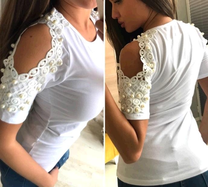 women o neck patchwork t shirt tops off shoulder spring summer casual leisure tops t shirt