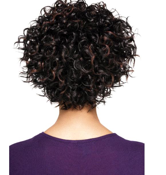 African wig ladies short curly black headgear hair wigs