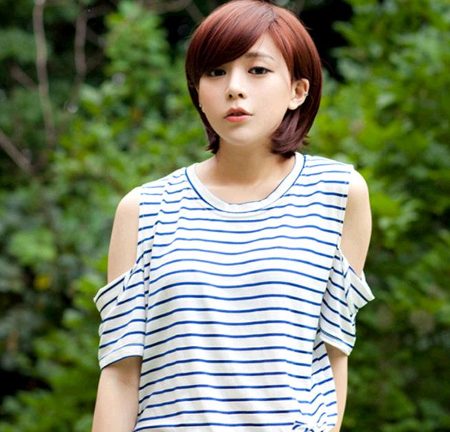 Woman Fresh Bobobo Headset Hair Wig Short Straight Wigs