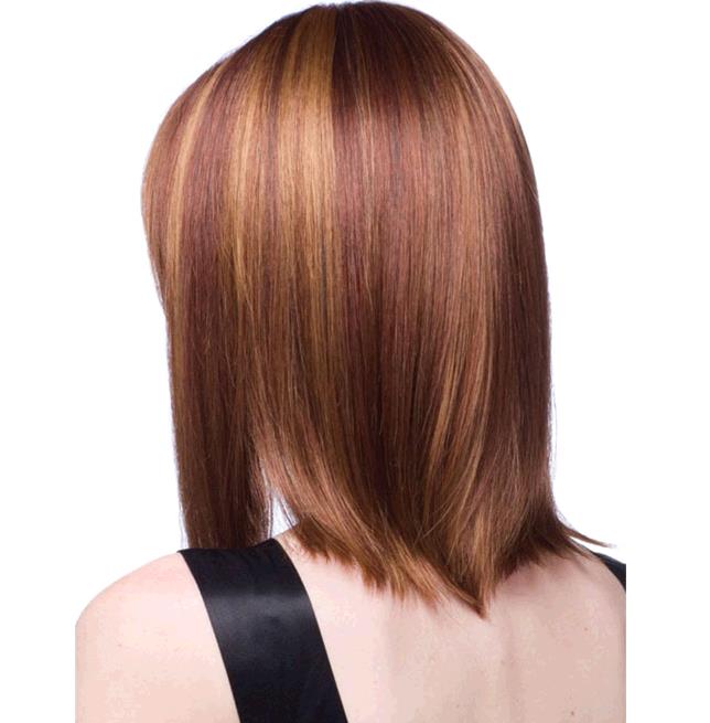Wig Women Fashion Lifelike Natural Chemical Fiber Straight Hair Wigs Medium and Long Style
