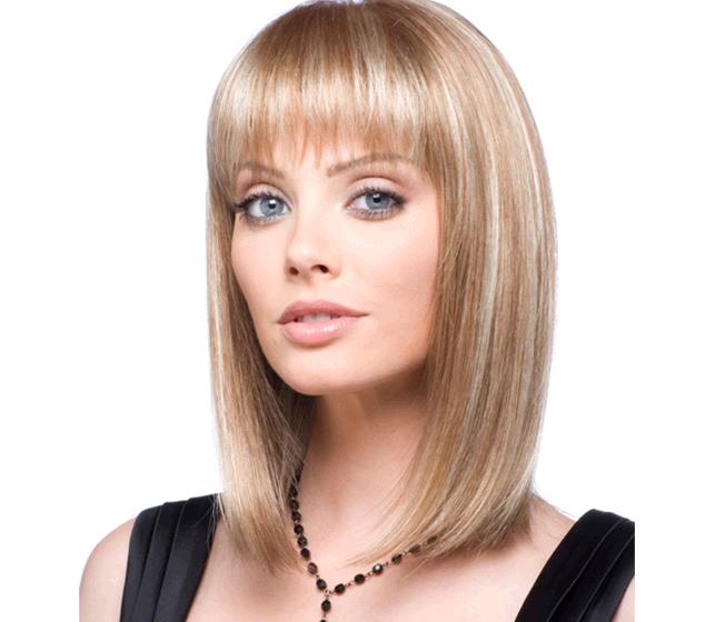Wig Women Fashion Lifelike Natural Chemical Fiber Straight Hair Wigs Medium and Long Style