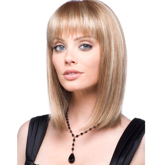 Wig Women Fashion Lifelike Natural Chemical Fiber Straight Hair Wigs Medium and Long Style