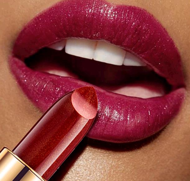 women Makeup mermaid shining metallic lipstick pearlescent  lipstick 10 colors