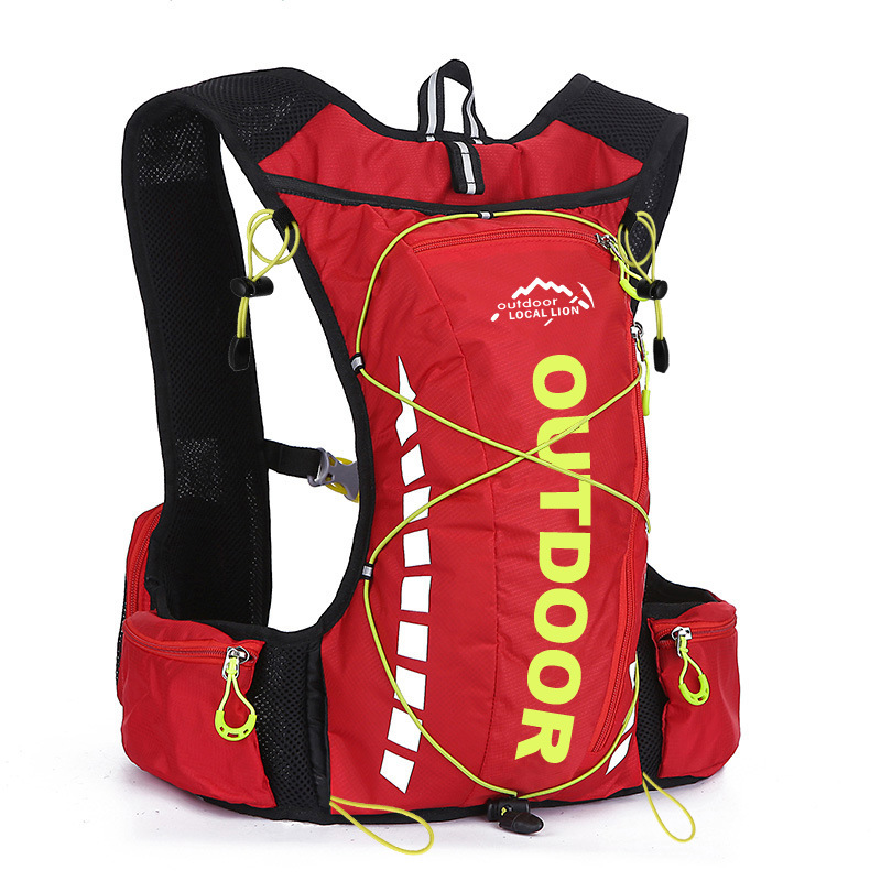 unisex style running racing fishing backpacks outing outdoor vest packs.soft handle backpack