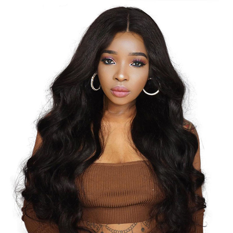 Lace front long curly hair black fluffy deep wave ciliated hair covers wigs 14inch to 28inch