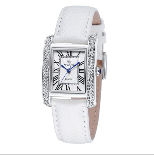30M Water Resistance Genuine Leather Strap Wristwatch