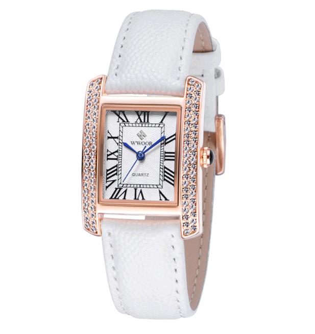 30M Water Resistance Genuine Leather Strap Wristwatch