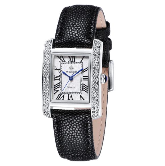 30M Water Resistance Genuine Leather Strap Wristwatch