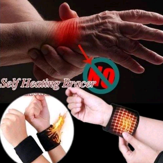 B. Tourmaline Self Heating Wrist Brace Support Strap Mangnetic Far Infrared Ray