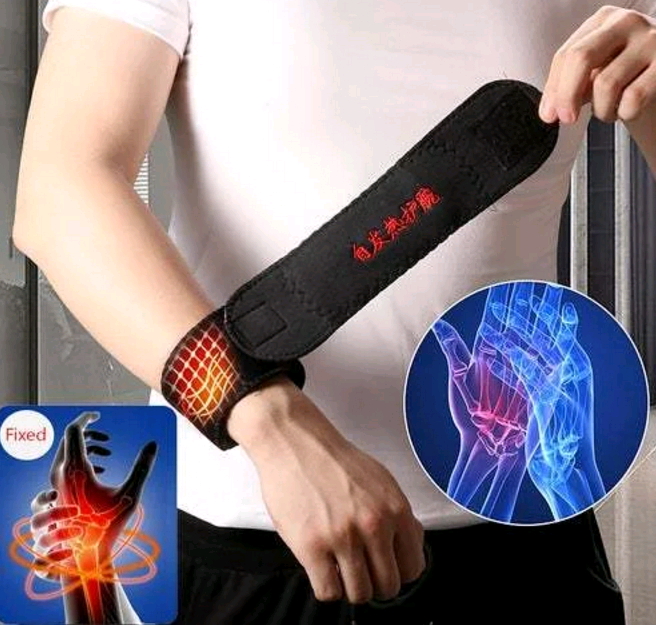 B. Tourmaline Self Heating Wrist Brace Support Strap Mangnetic Far Infrared Ray
