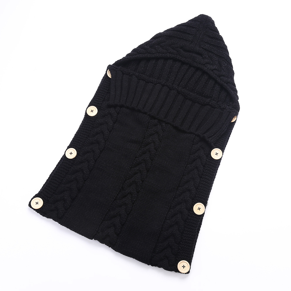 New Hot Newborn Baby Wrap Swaddle Blanket Knit Sleeping Bag Sleep Sack Stroller Winter