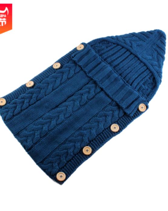 New Hot Newborn Baby Wrap Swaddle Blanket Knit Sleeping Bag Sleep Sack Stroller Winter