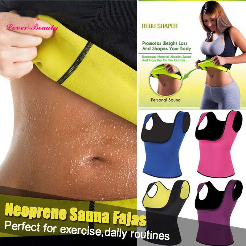 Waist Trainer Body Shaper Comfortably Slimming Neoprene Hot Sweat Vest XS-4XL