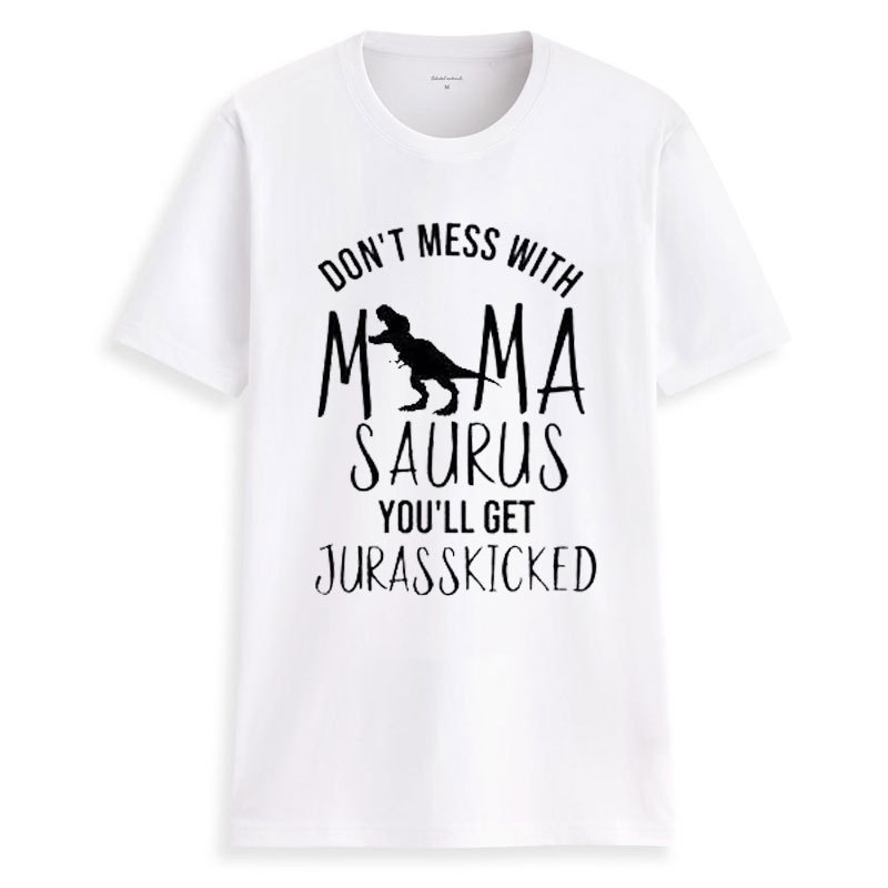 Summer Fashion Women's Funny T-shirt Dinosaur tshirt