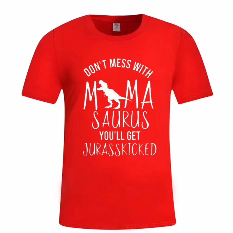 Summer Fashion Women's Funny T-shirt Dinosaur tshirt