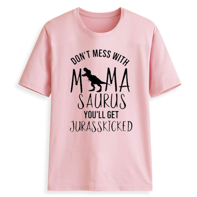Summer Fashion Women's Funny T-shirt Dinosaur tshirt