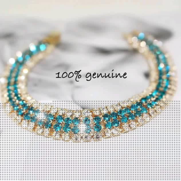 New fashion women Luxury natural green Britney star Bracelets