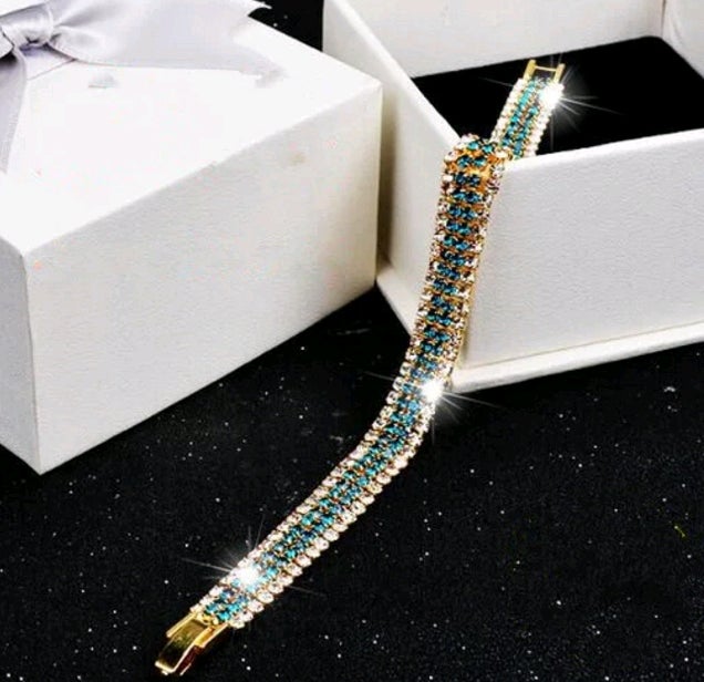 New fashion women Luxury natural green Britney star Bracelets