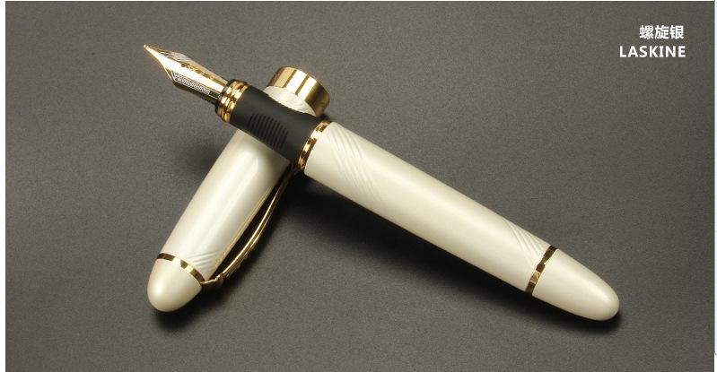 Full Metal Iraurita Fountain pen 0.5mm ink Golden Clip pens dolma kalem Caneta Stationery Office