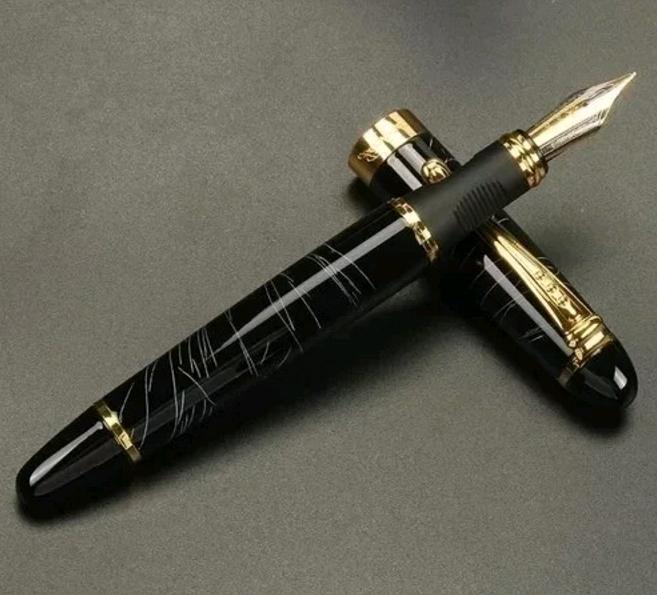 Full Metal Iraurita Fountain pen 0.5mm ink Golden Clip pens dolma kalem Caneta Stationery Office