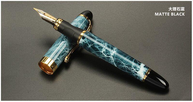 Full Metal Iraurita Fountain pen 0.5mm ink Golden Clip pens dolma kalem Caneta Stationery Office