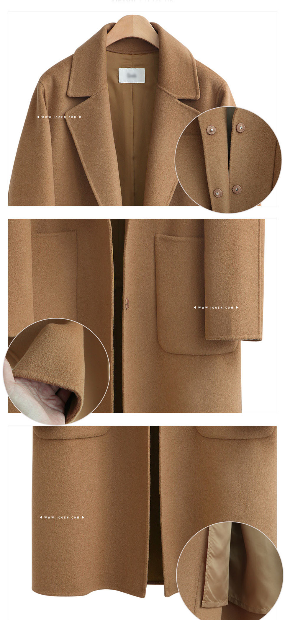 New women's clothing autumn winter medium length casual coat