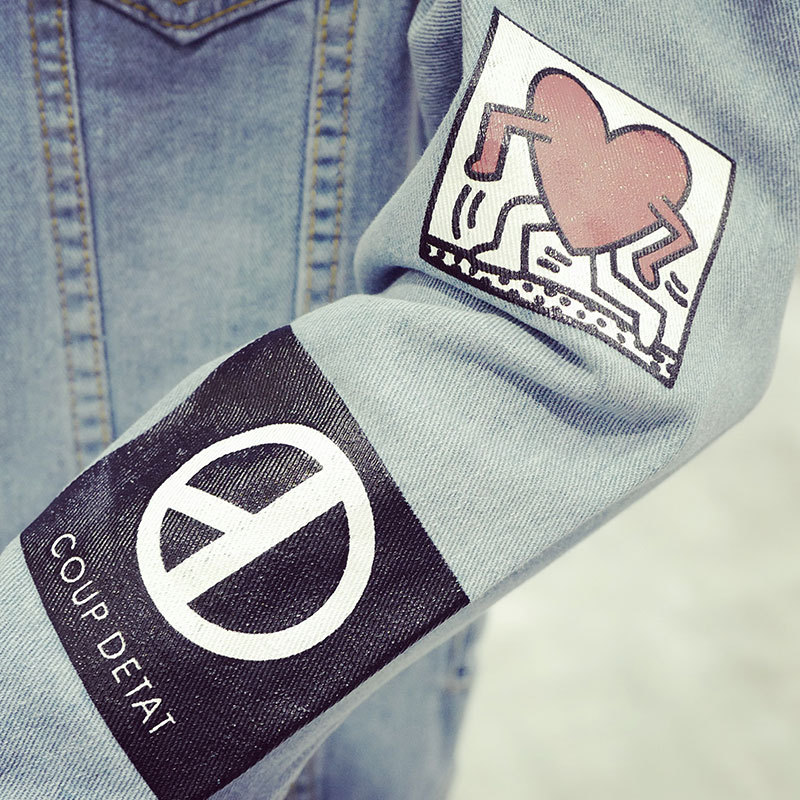Solid Mens Denim Jacket Bomber Cowboy Men's Jean Jacket