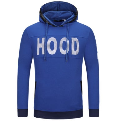Men's Long Sleeved Sweater Fleece Printing Hoodie Top Hooded Sweatshirt Pullover Coat Casual Blouse