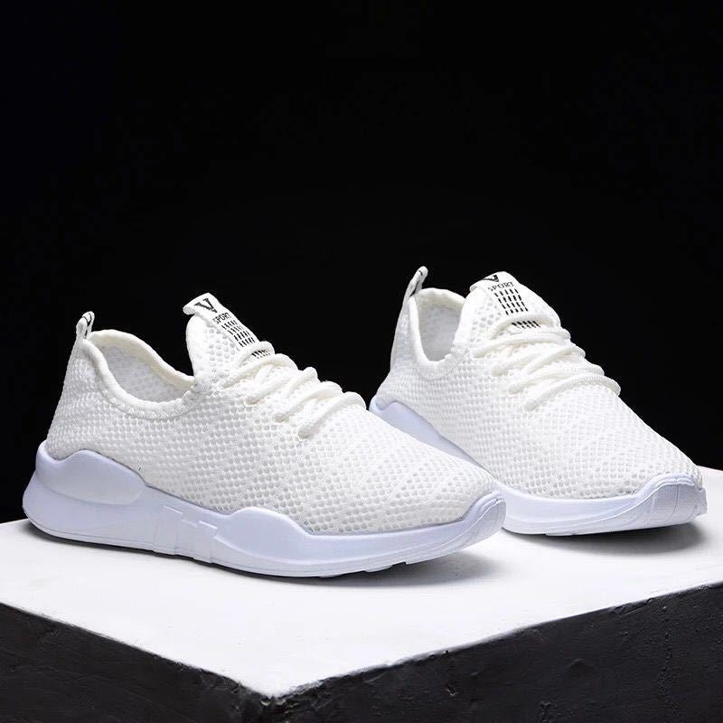 Women's sneakers breathable casual shoes hollow flat shoes