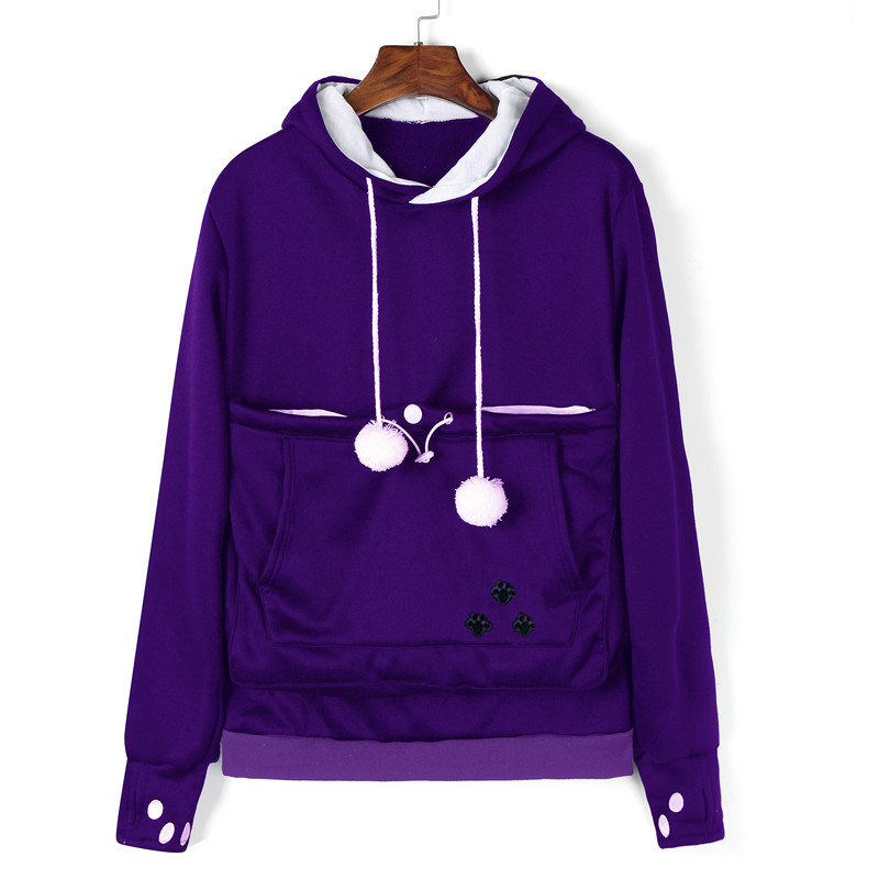 Women's Hoodie Long Sleeve Sweatshirt Jumper Sweater Hip-hop Coat Pullover Tops Sweatshirt