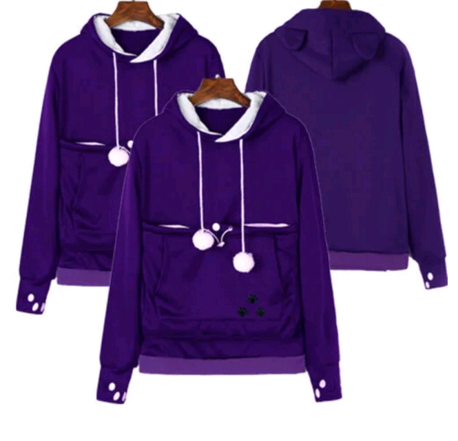 Women's Hoodie Long Sleeve Sweatshirt Jumper Sweater Hip-hop Coat Pullover Tops Sweatshirt