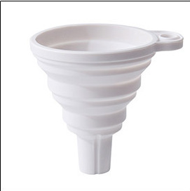 Silicone folding funnel  kitchen oil leak Household liquid oil grid High temperature resistance